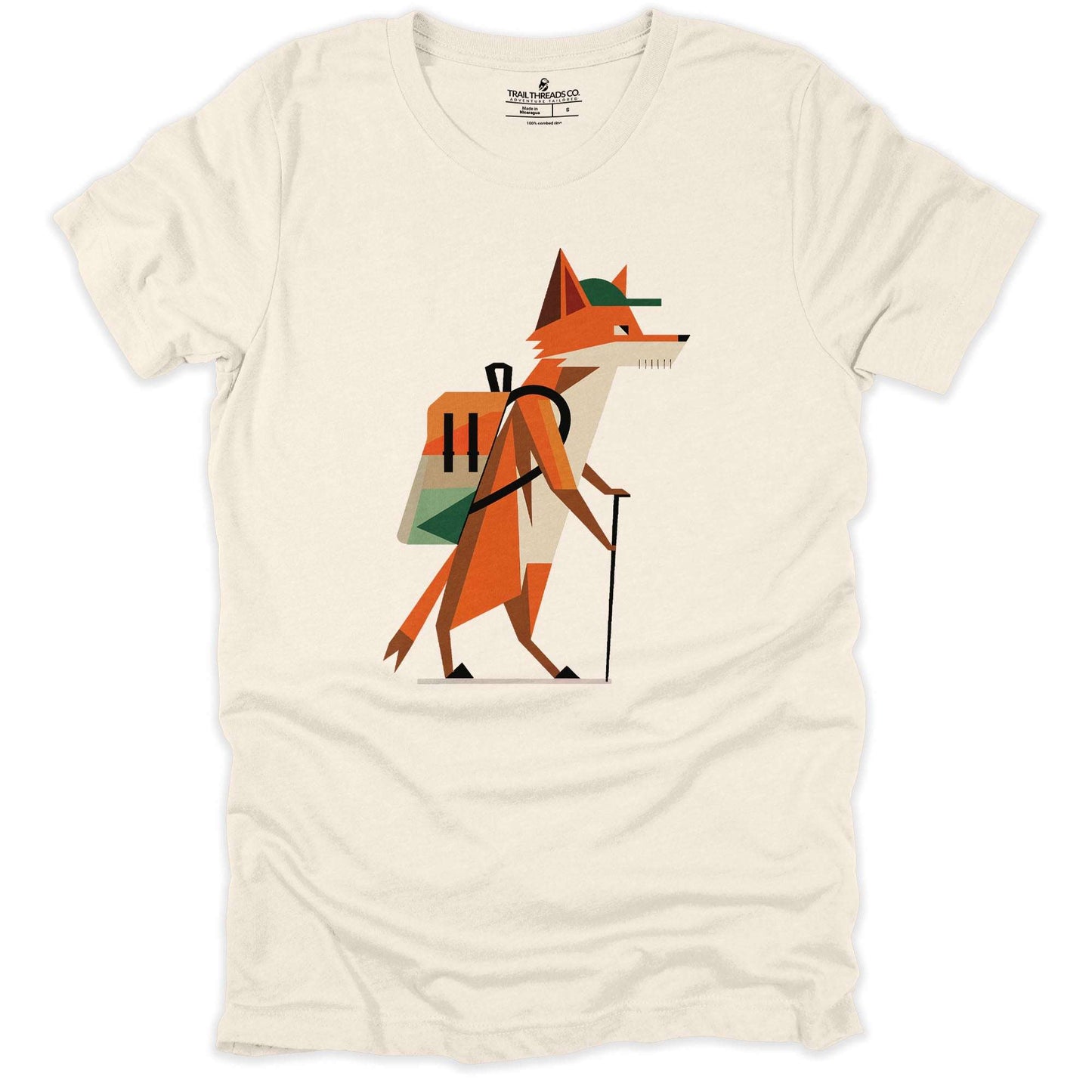 Geometric Trekker Fox T-shirt