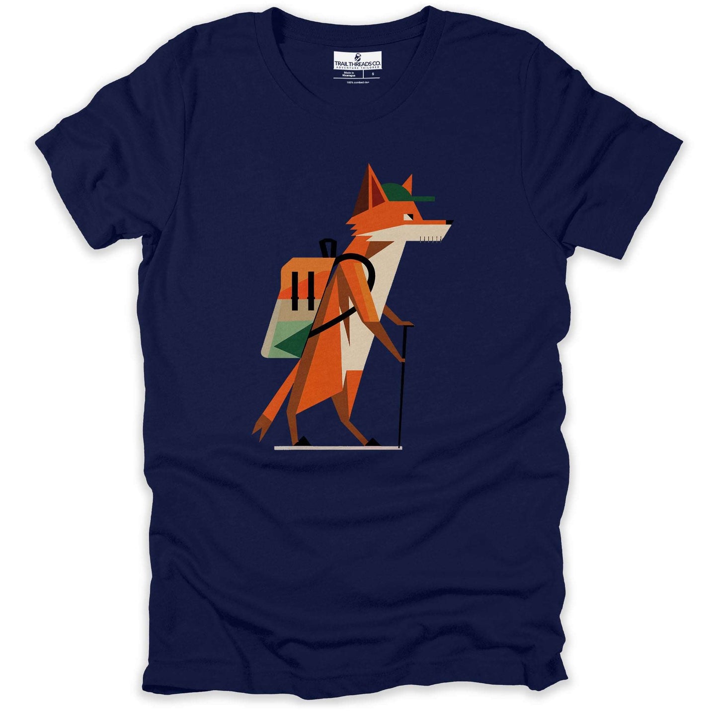 Geometric Trekker Fox T-shirt