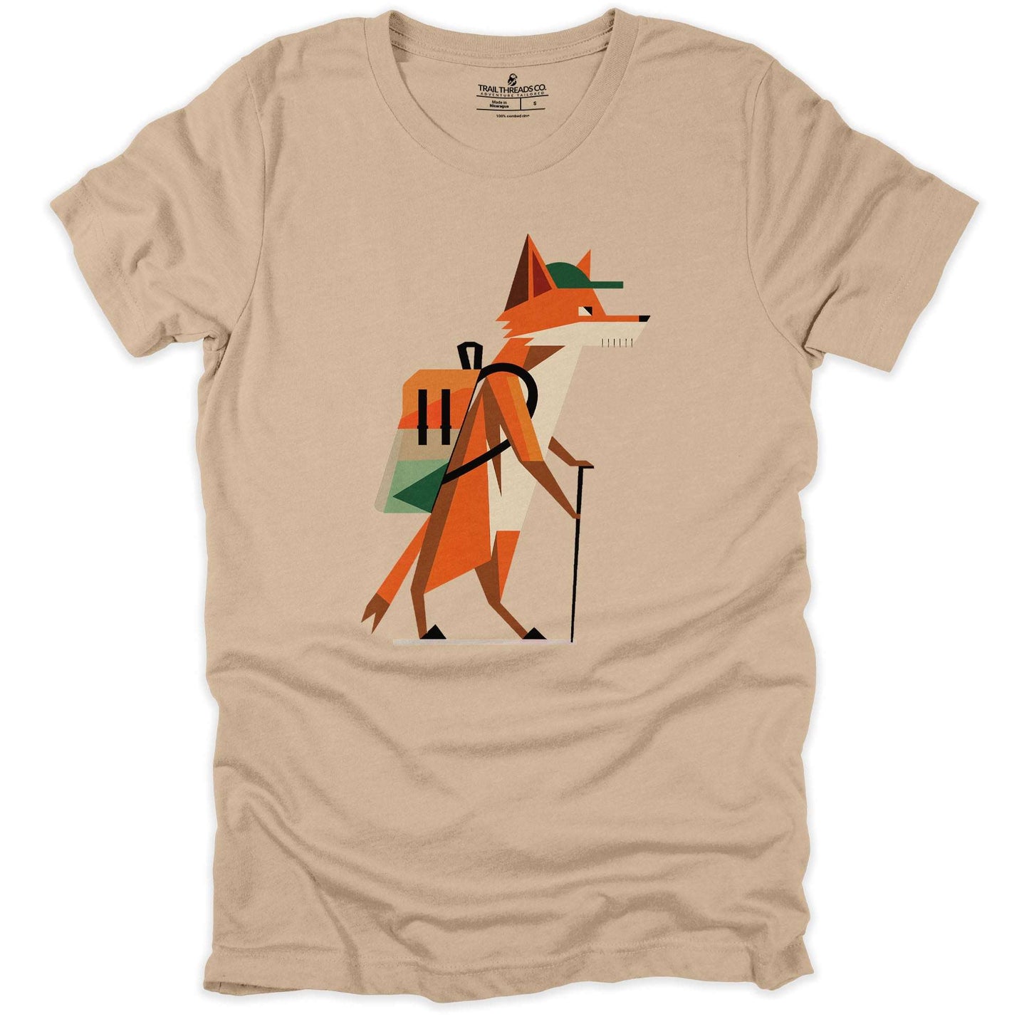 Geometric Trekker Fox T-shirt