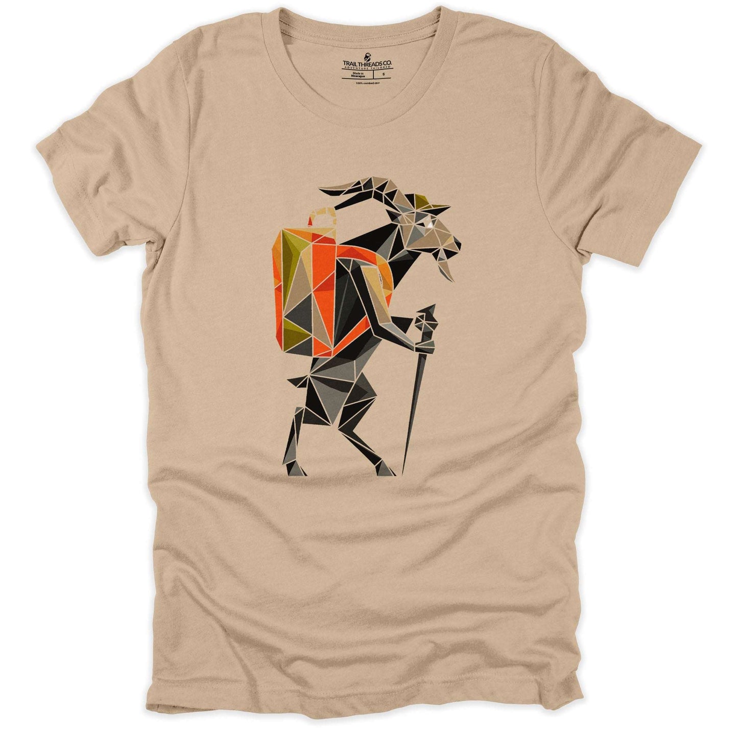 Geometric Alpine Goat T-shirt