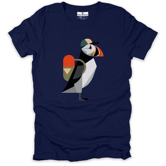 Geometric Puffin Trekker T-shirt