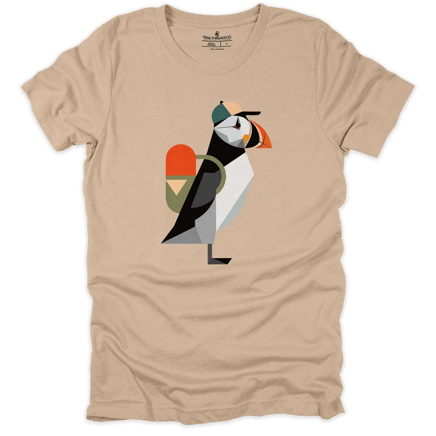 Geometric Puffin Trekker T-shirt