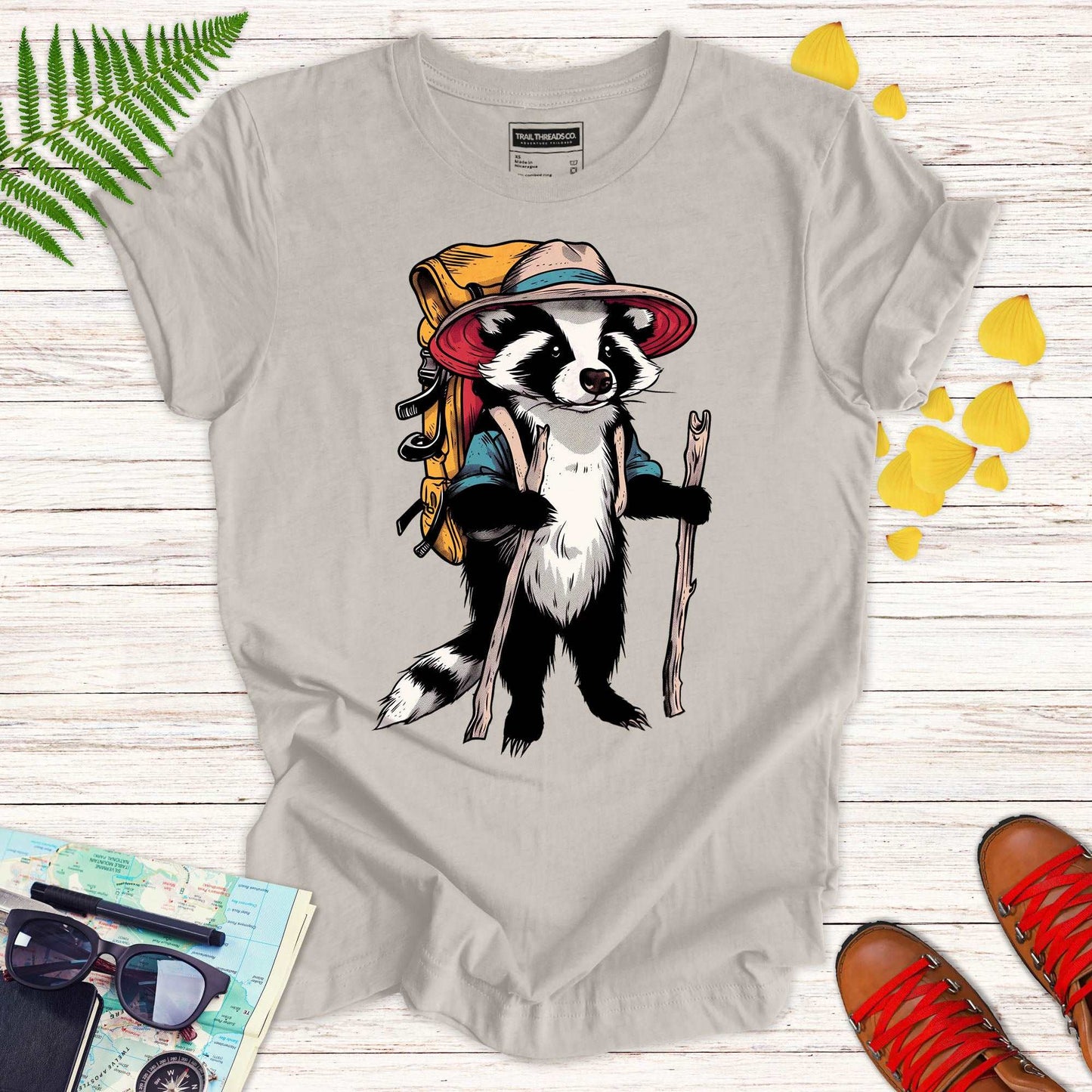 Trailblazer Raccoon T-shirt - Trail Threads Co. Limited