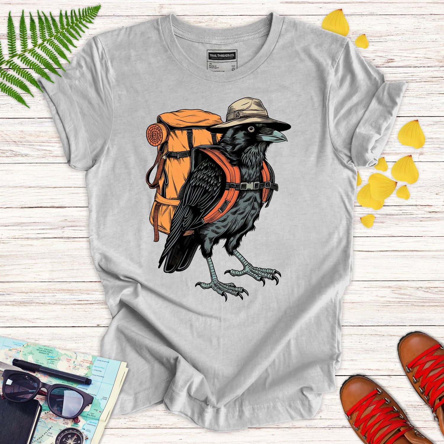 Trailblazer Crow T-shirt - Trail Threads Co. Limited