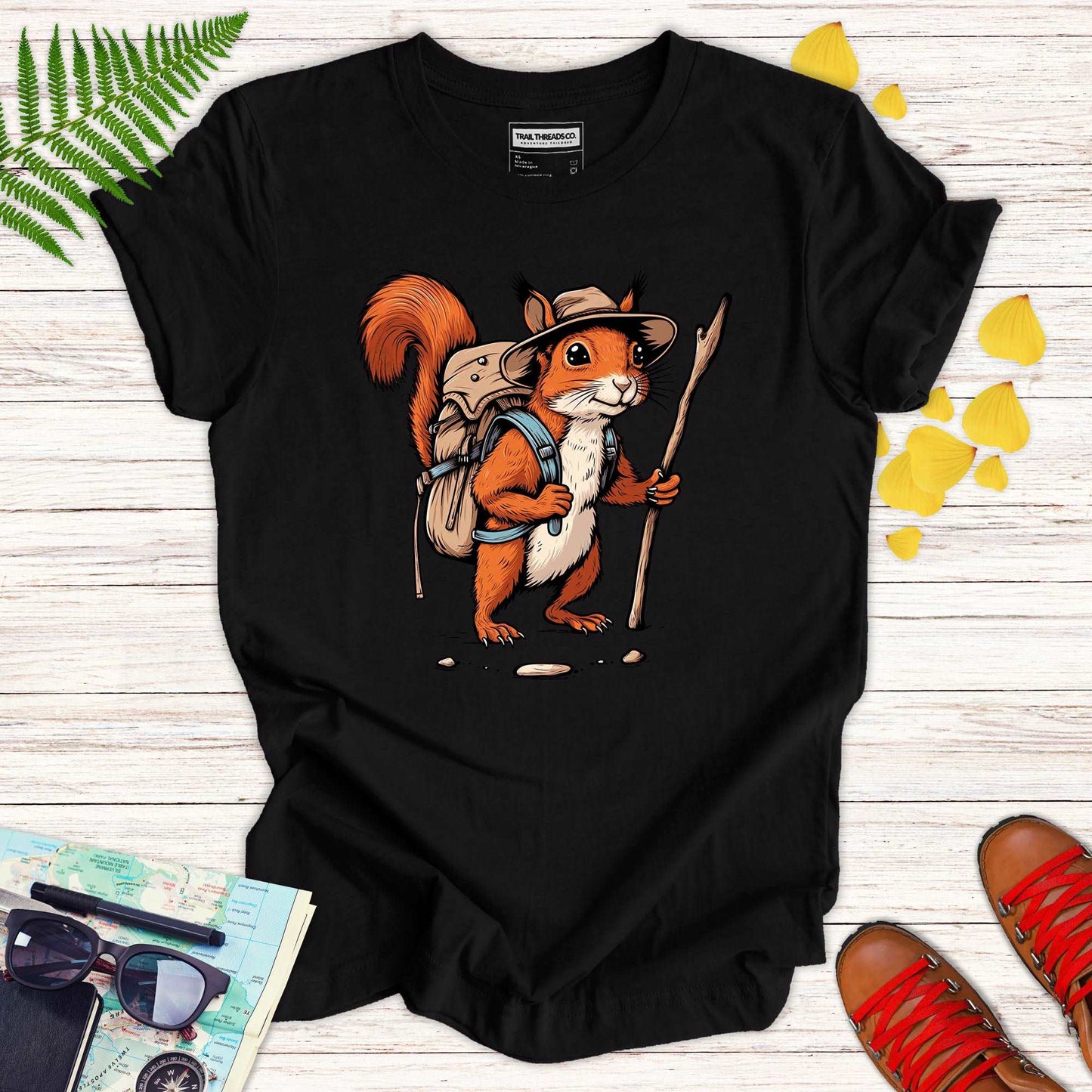 Trailblazer Squirrel T-shirt - Trail Threads Co. Limited