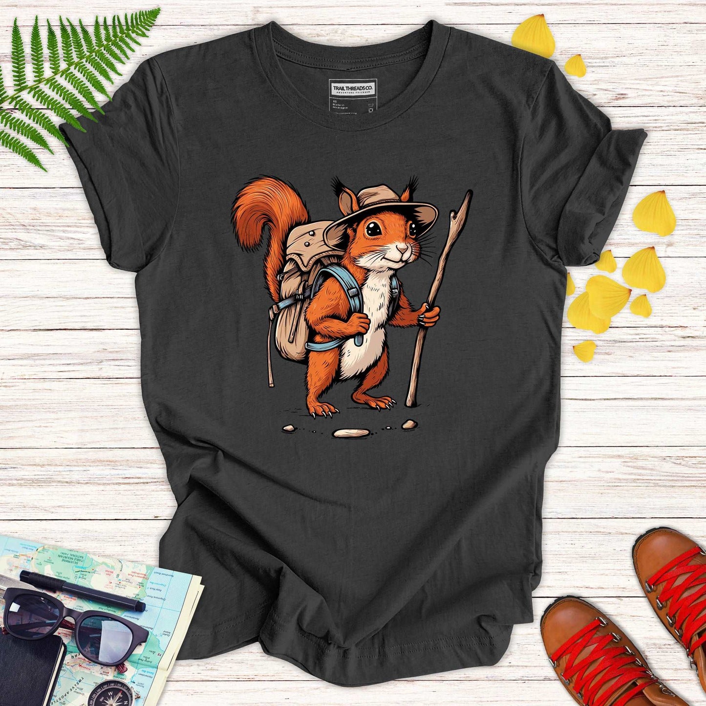 Trailblazer Squirrel T-shirt - Trail Threads Co. Limited