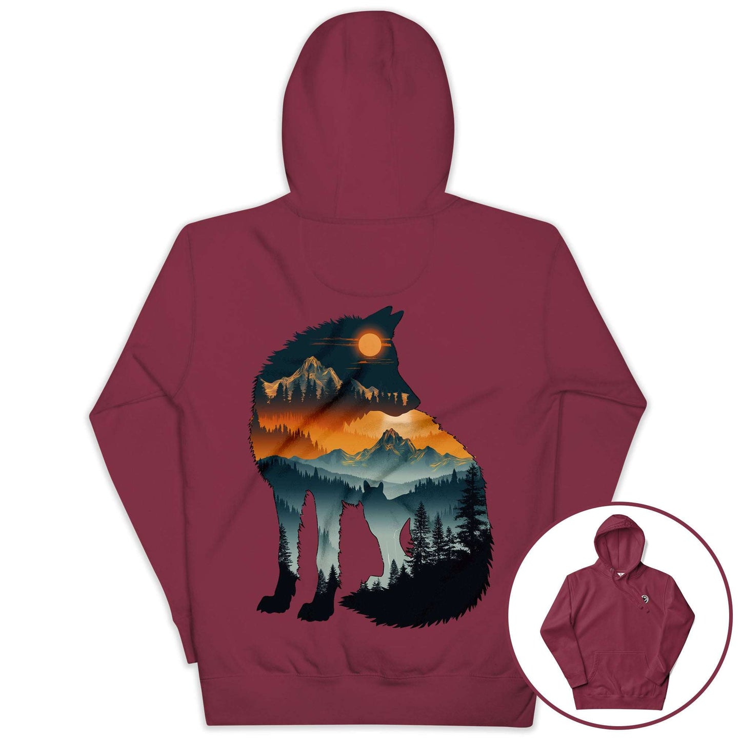 Wilderness Wolf Hoodie