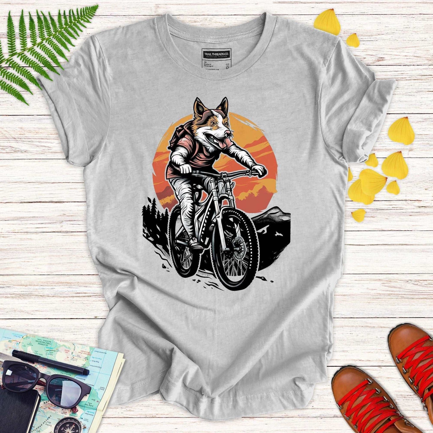 Canine Biker Heather T-shirt