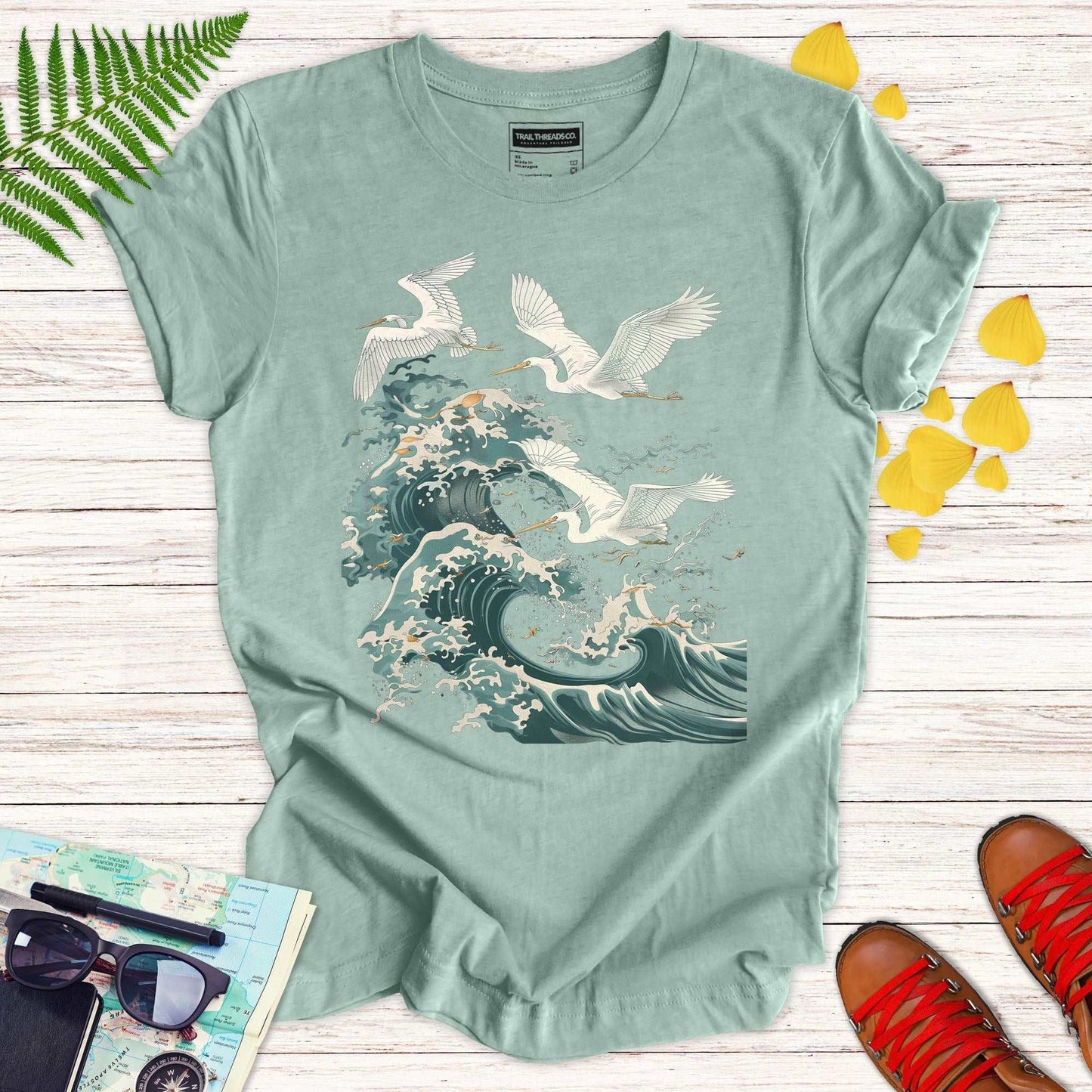 Cresting Waves & Soaring Spirits T-shirt