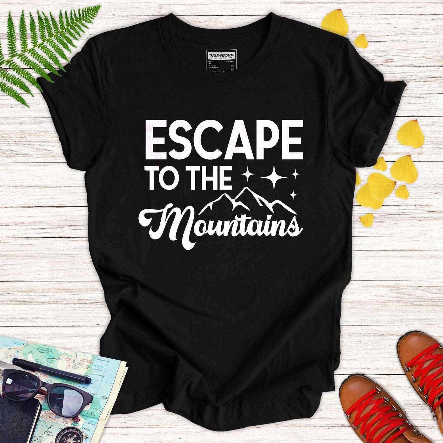 Escape to The Mountains T-shirt
