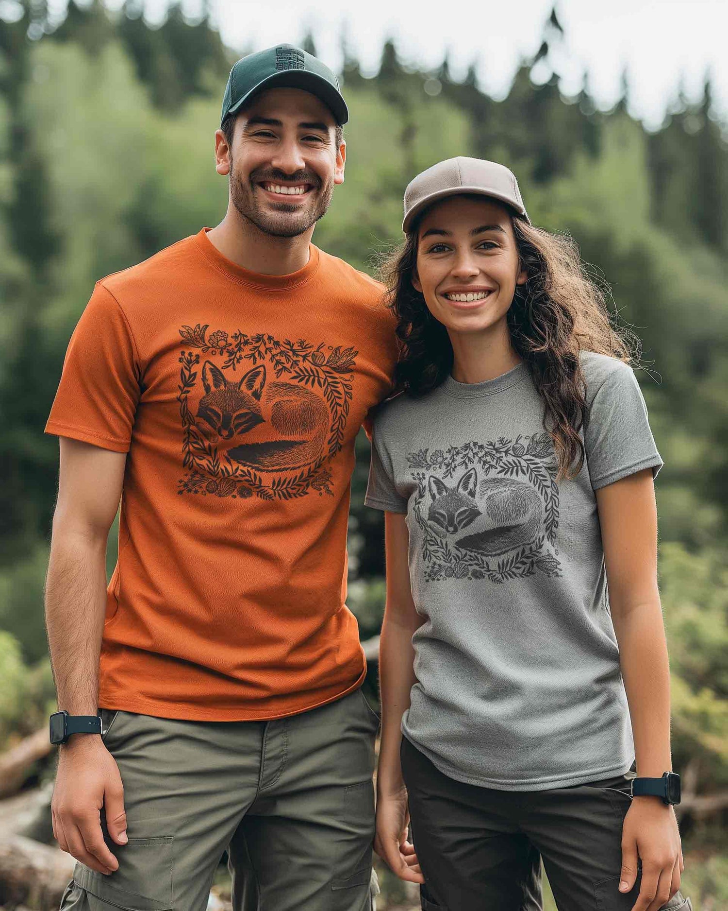 Forest Whisperer Unisex Heather Tee - Trail Threads Co.