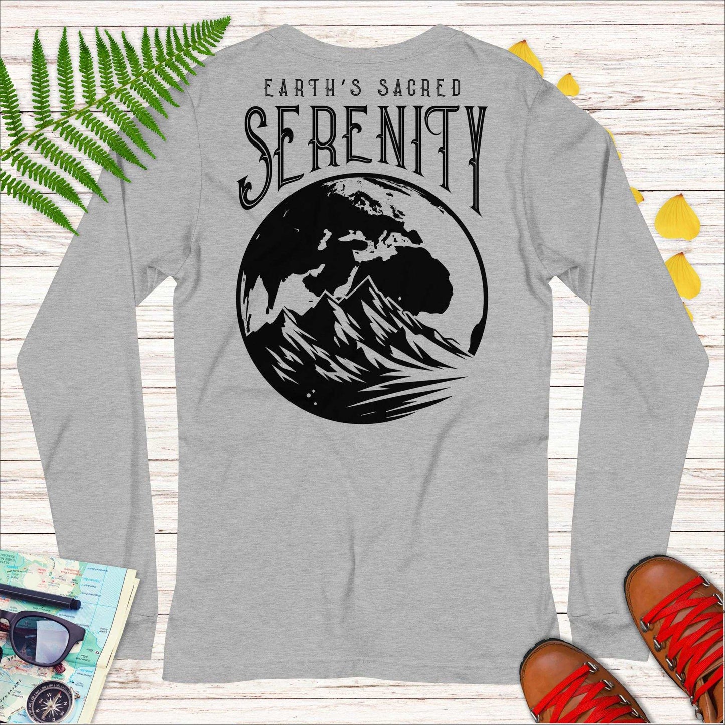 Earth’s Sacred Serenity Long Sleeve T-shirt