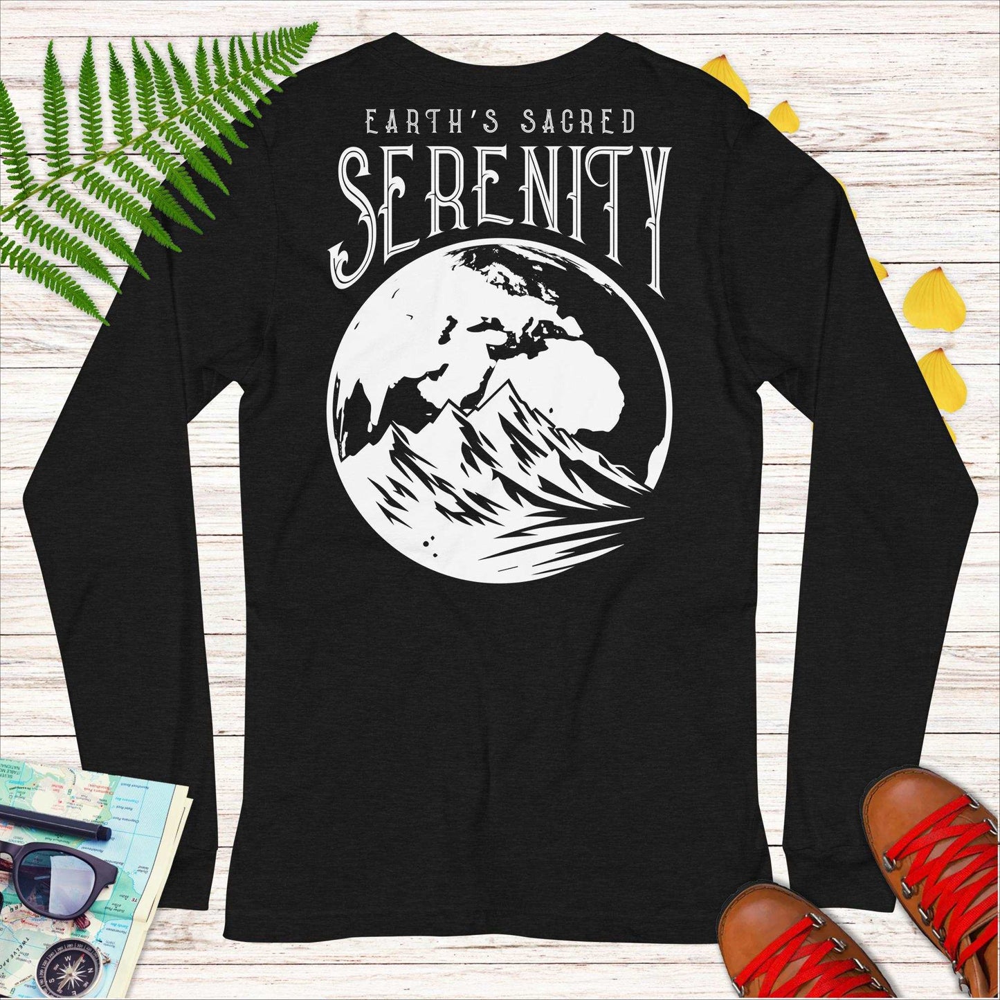 Earth’s Sacred Serenity Long Sleeve T-shirt