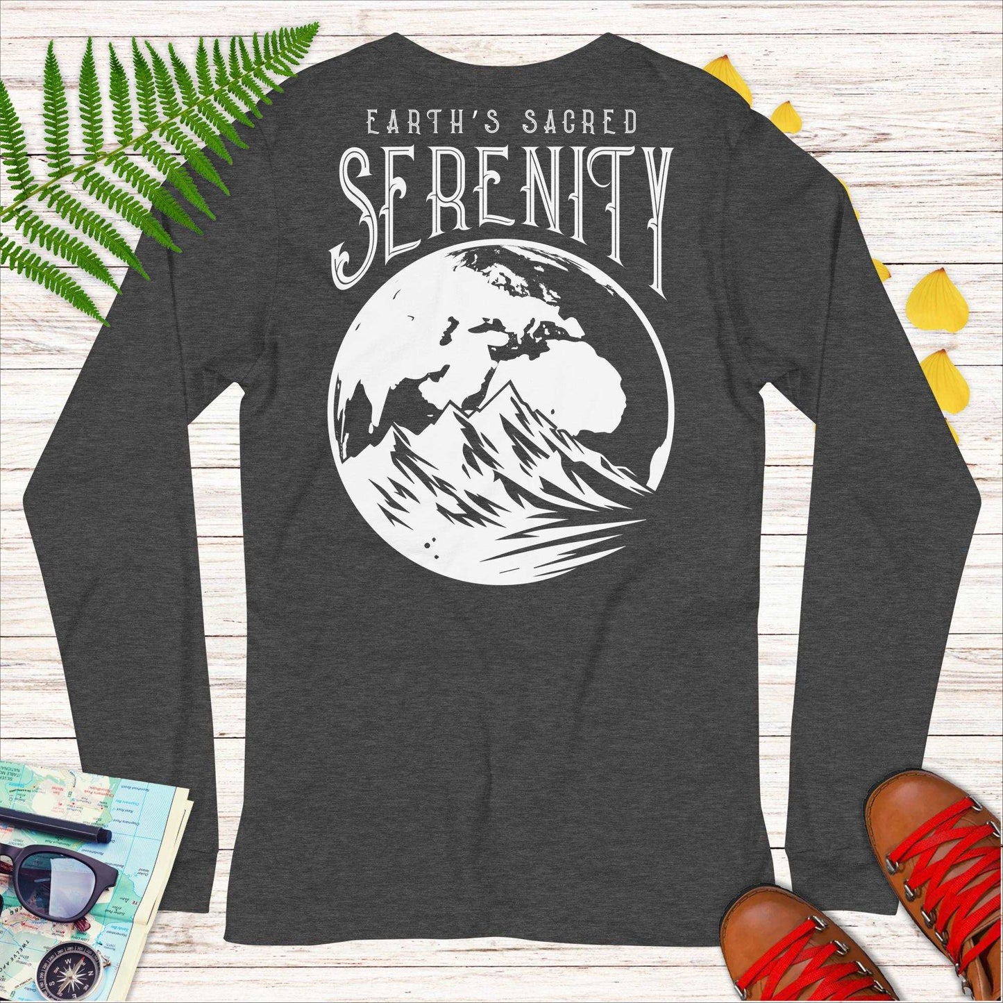 Earth’s Sacred Serenity Long Sleeve T-shirt