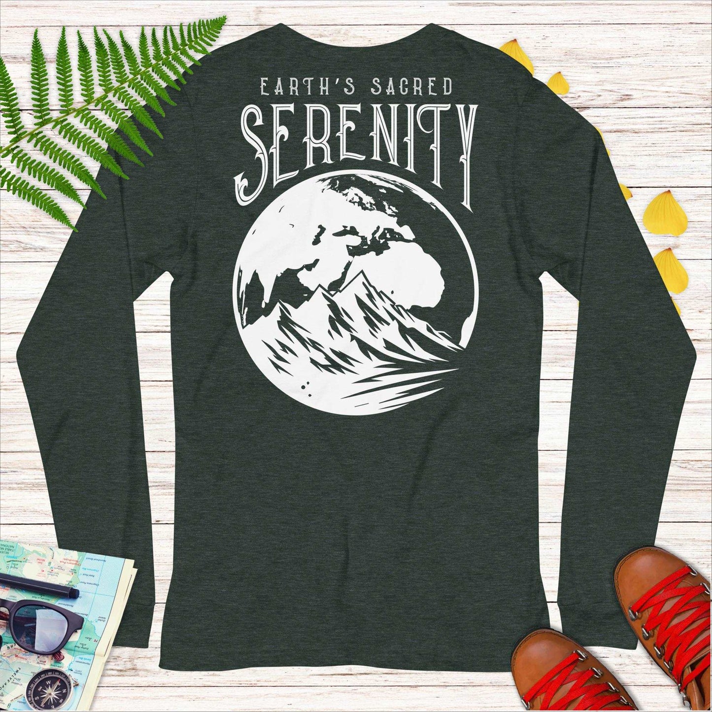 Earth’s Sacred Serenity Long Sleeve T-shirt