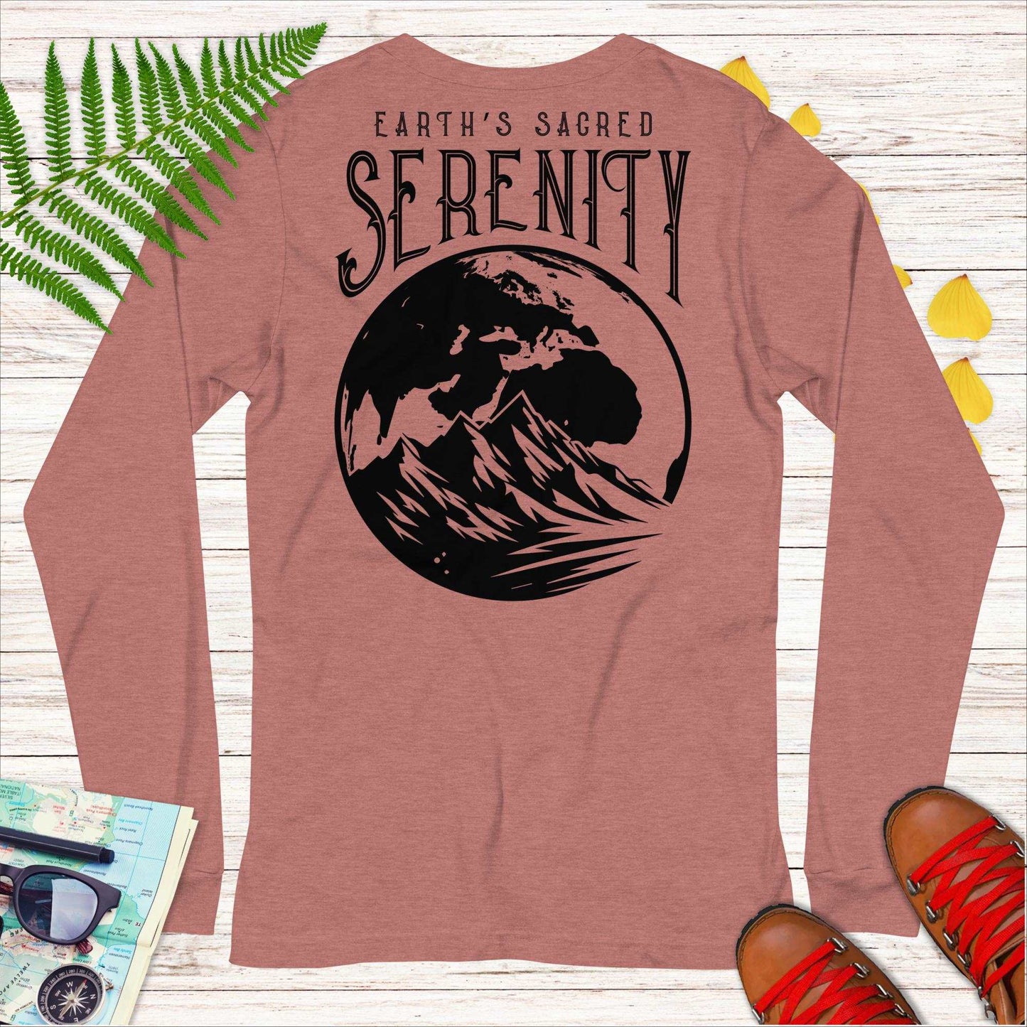 Earth’s Sacred Serenity Long Sleeve T-shirt