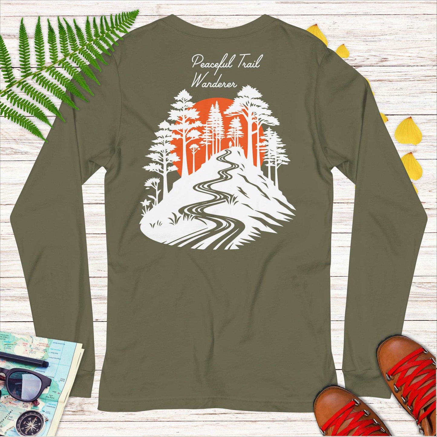 Peaceful Trail Wanderer Long Sleeve Tee