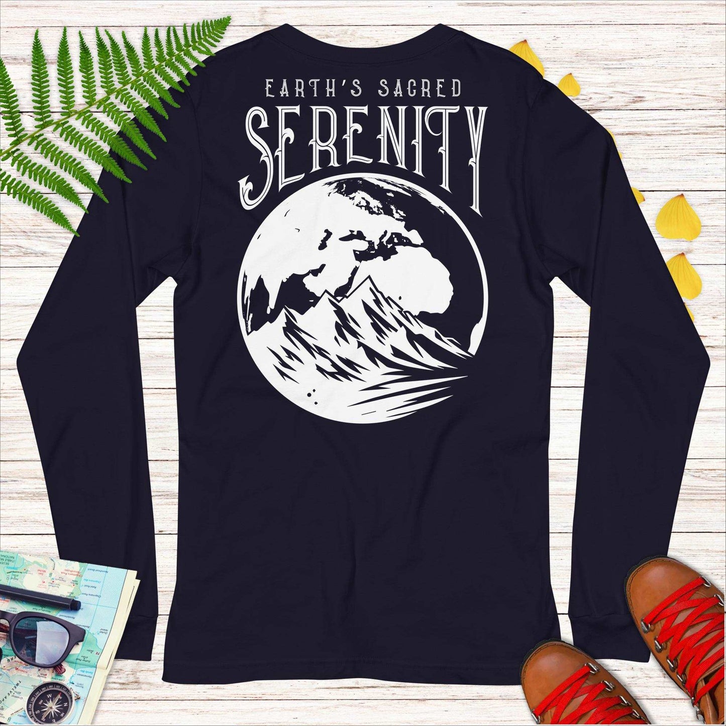 Earth’s Sacred Serenity Long Sleeve T-shirt