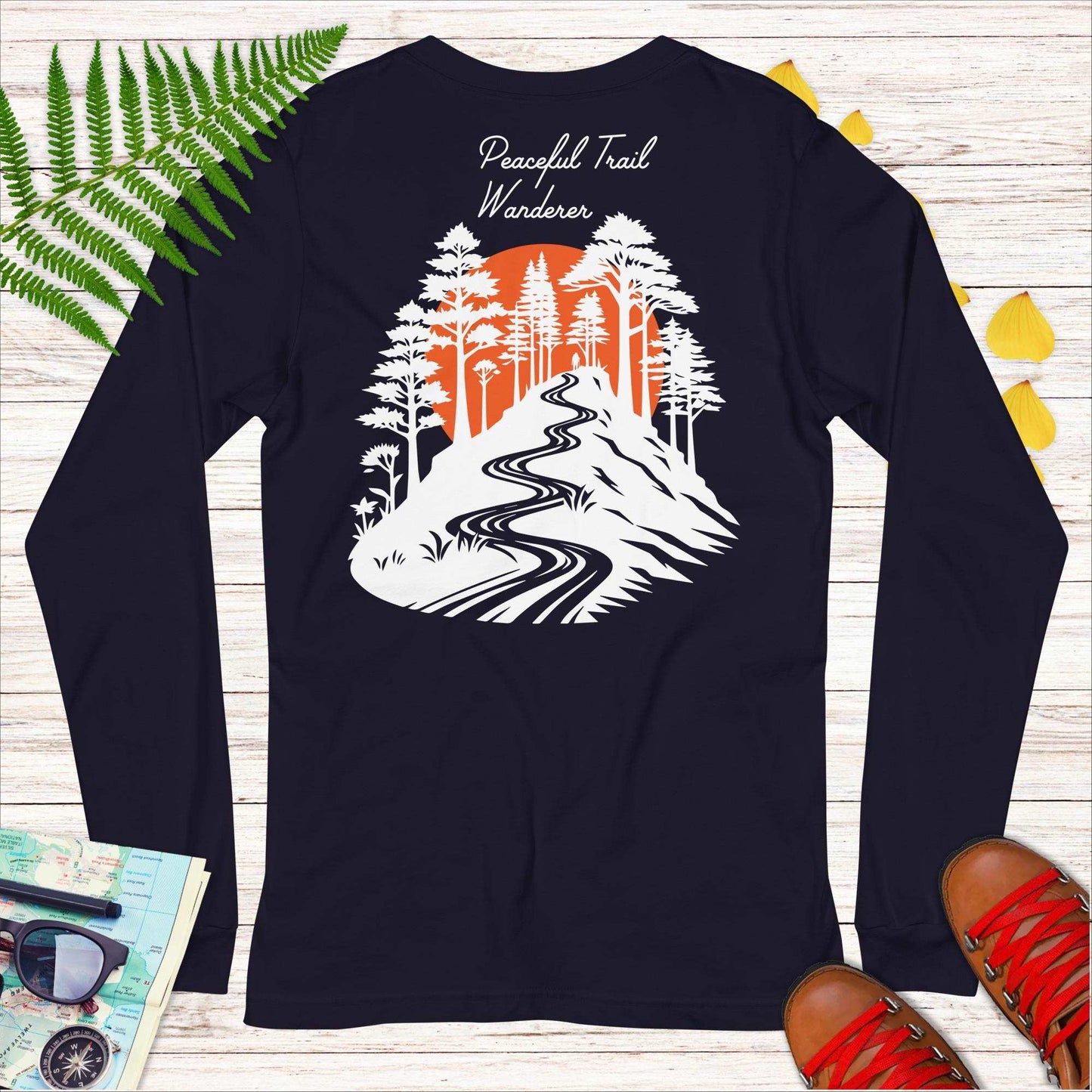 Peaceful Trail Wanderer Long Sleeve Tee