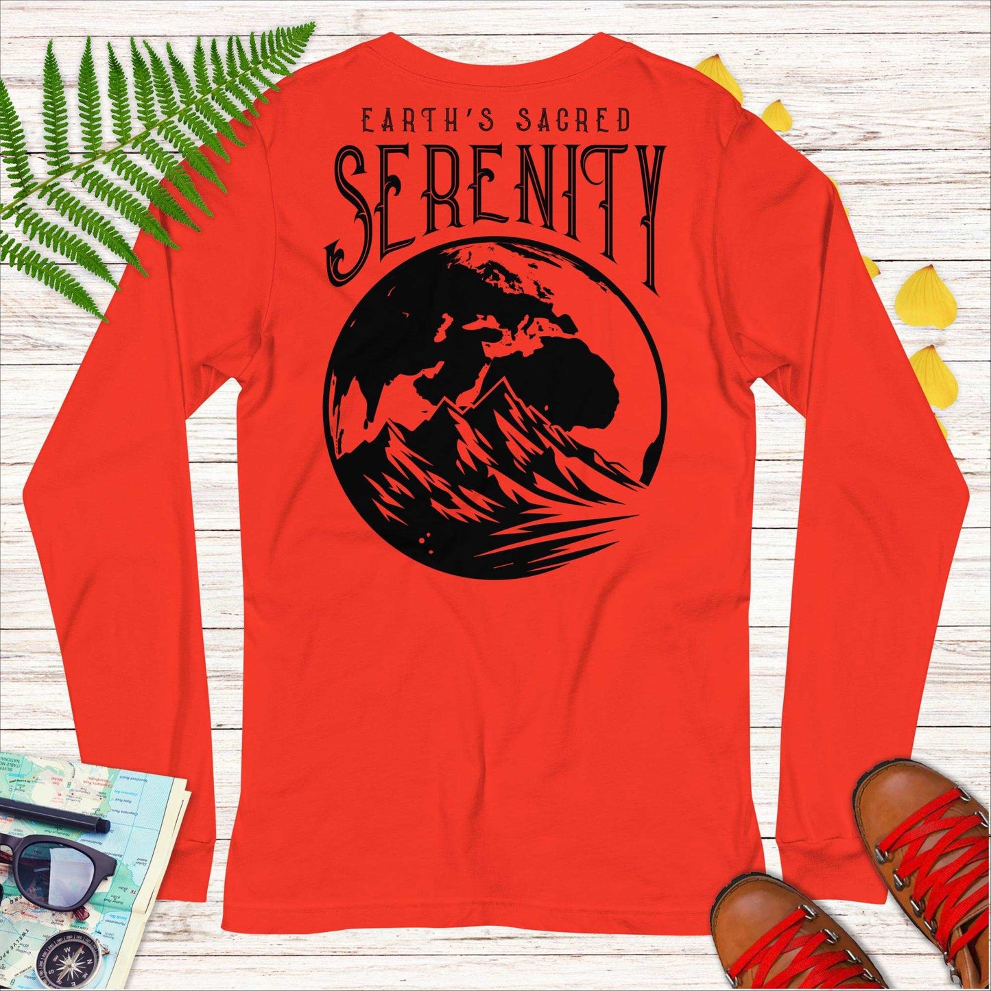 Earth’s Sacred Serenity Long Sleeve T-shirt