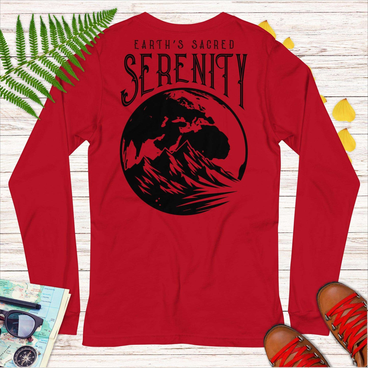 Earth’s Sacred Serenity Long Sleeve T-shirt