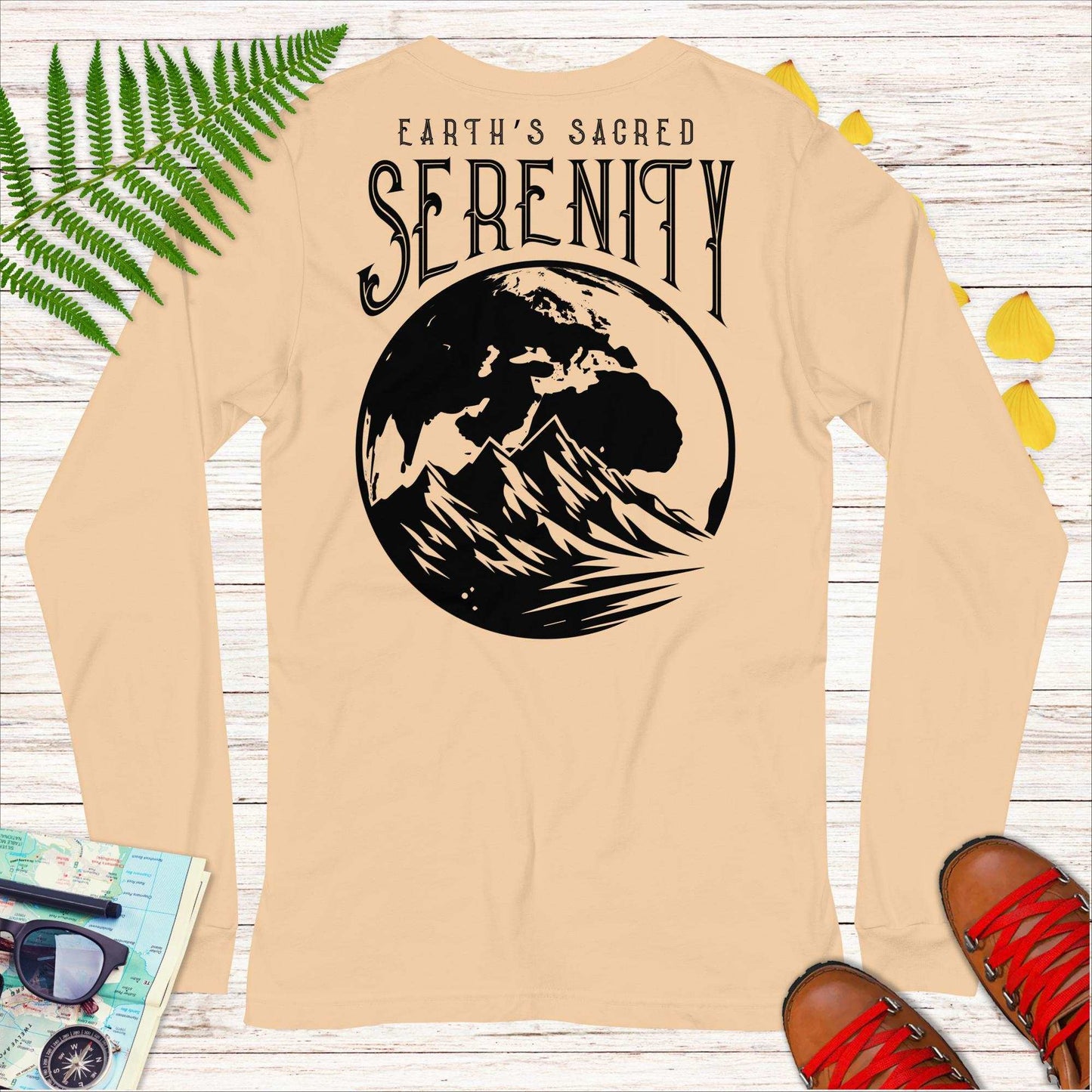 Earth’s Sacred Serenity Long Sleeve T-shirt