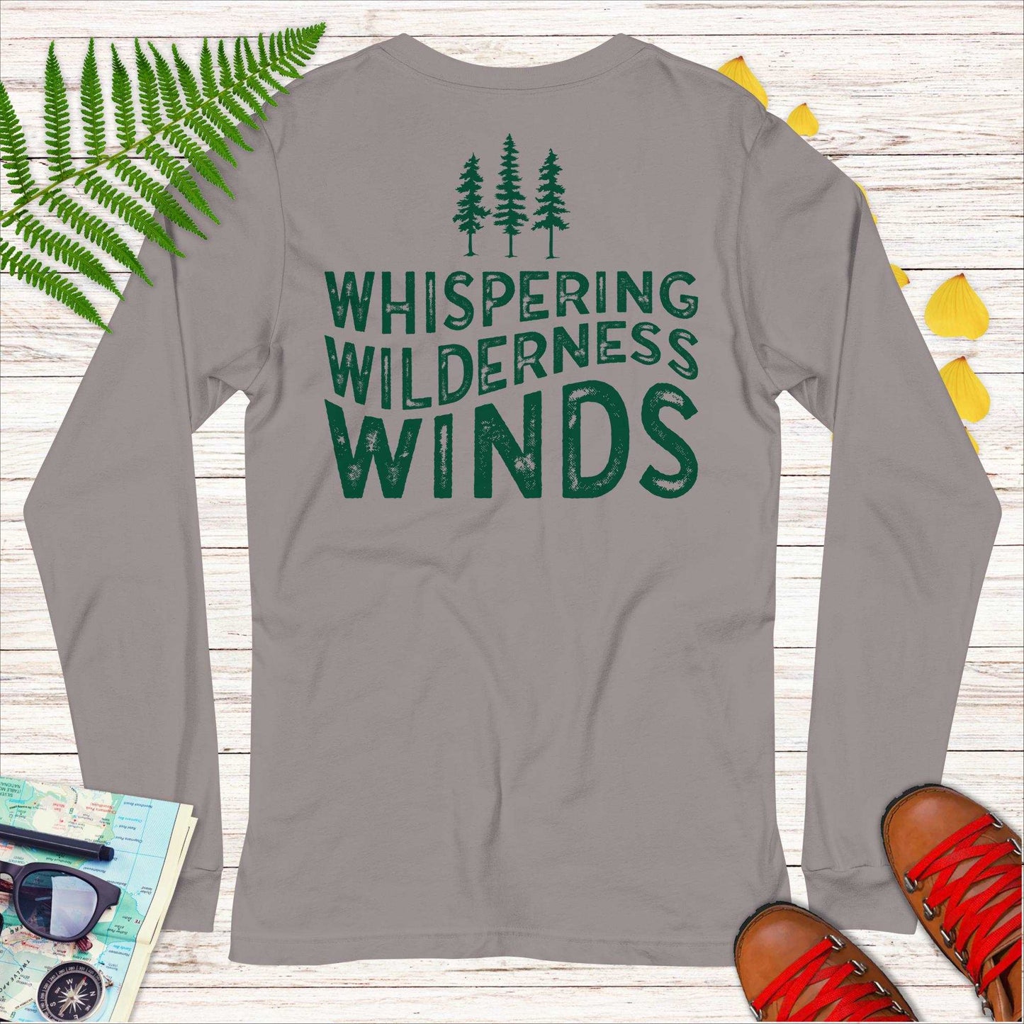 Whispering Wilderness Winds Long Sleeve T-shirt