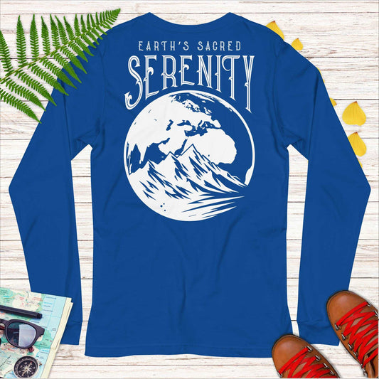 Earth’s Sacred Serenity Long Sleeve T-shirt