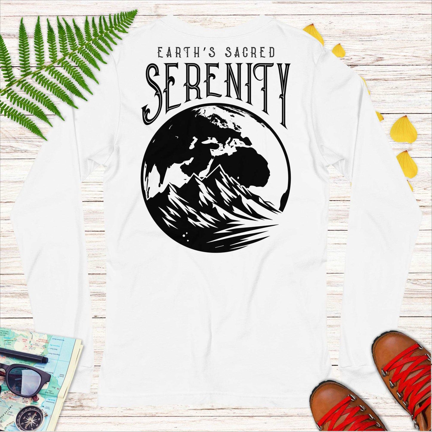 Earth’s Sacred Serenity Long Sleeve T-shirt